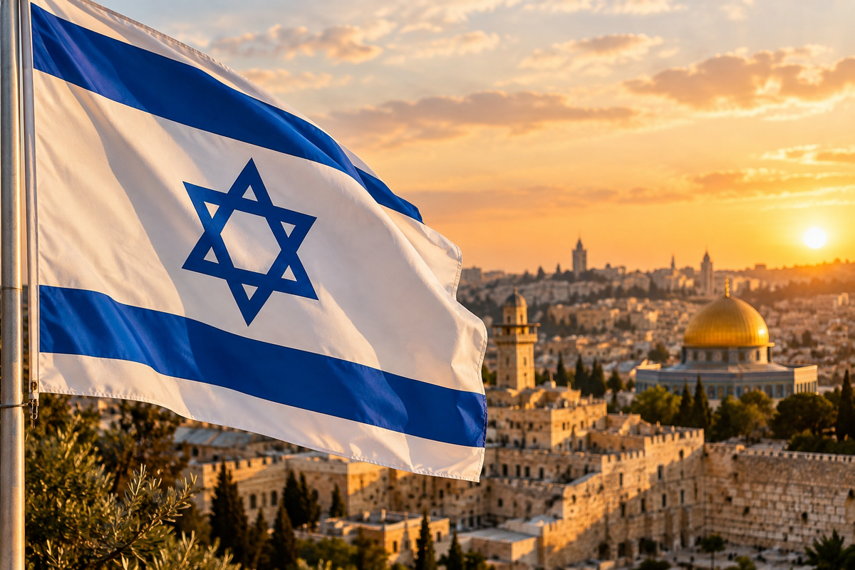 The Israeli Flag: What the Star of David and Blue Stripes Really Mean