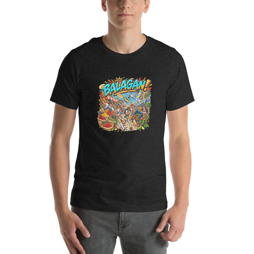 Balagan Israeli Slang T-Shirt — Black Heather