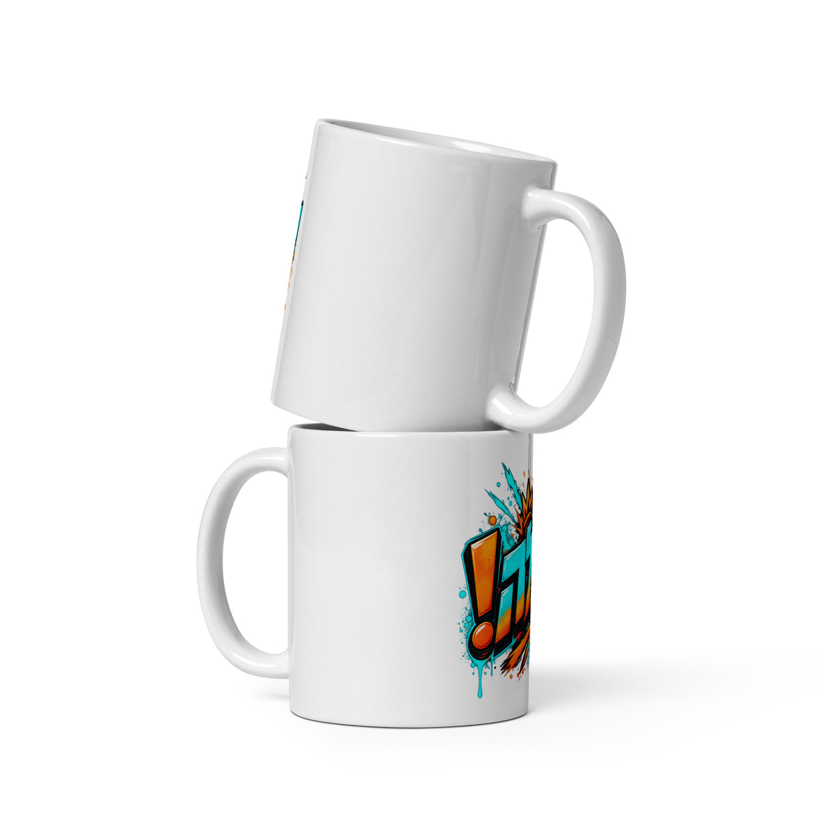 Yalla Hebrew Mug — 11oz White Glossy