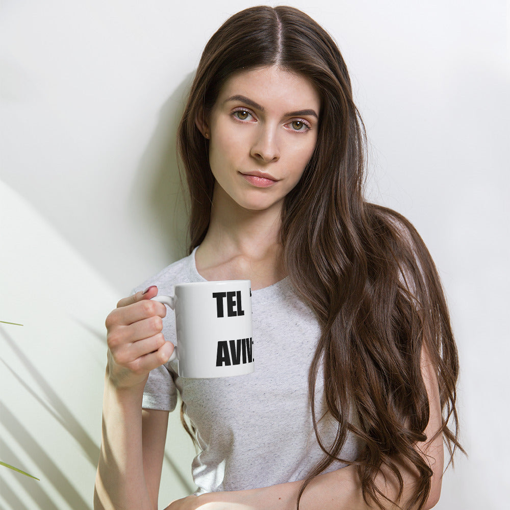 Tel Aviv City Mug — 11oz White Glossy