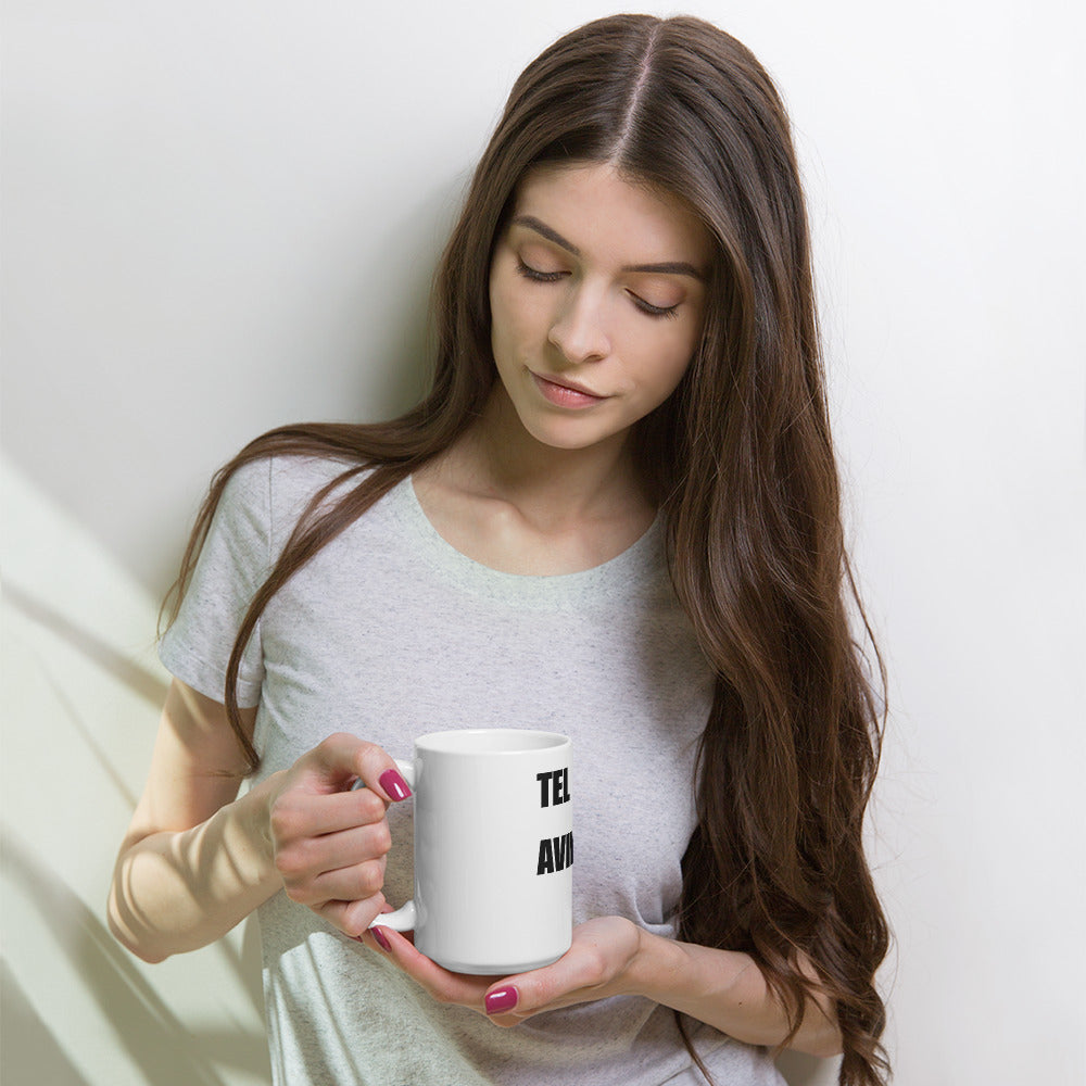 Tel Aviv City Mug — 15oz White Glossy