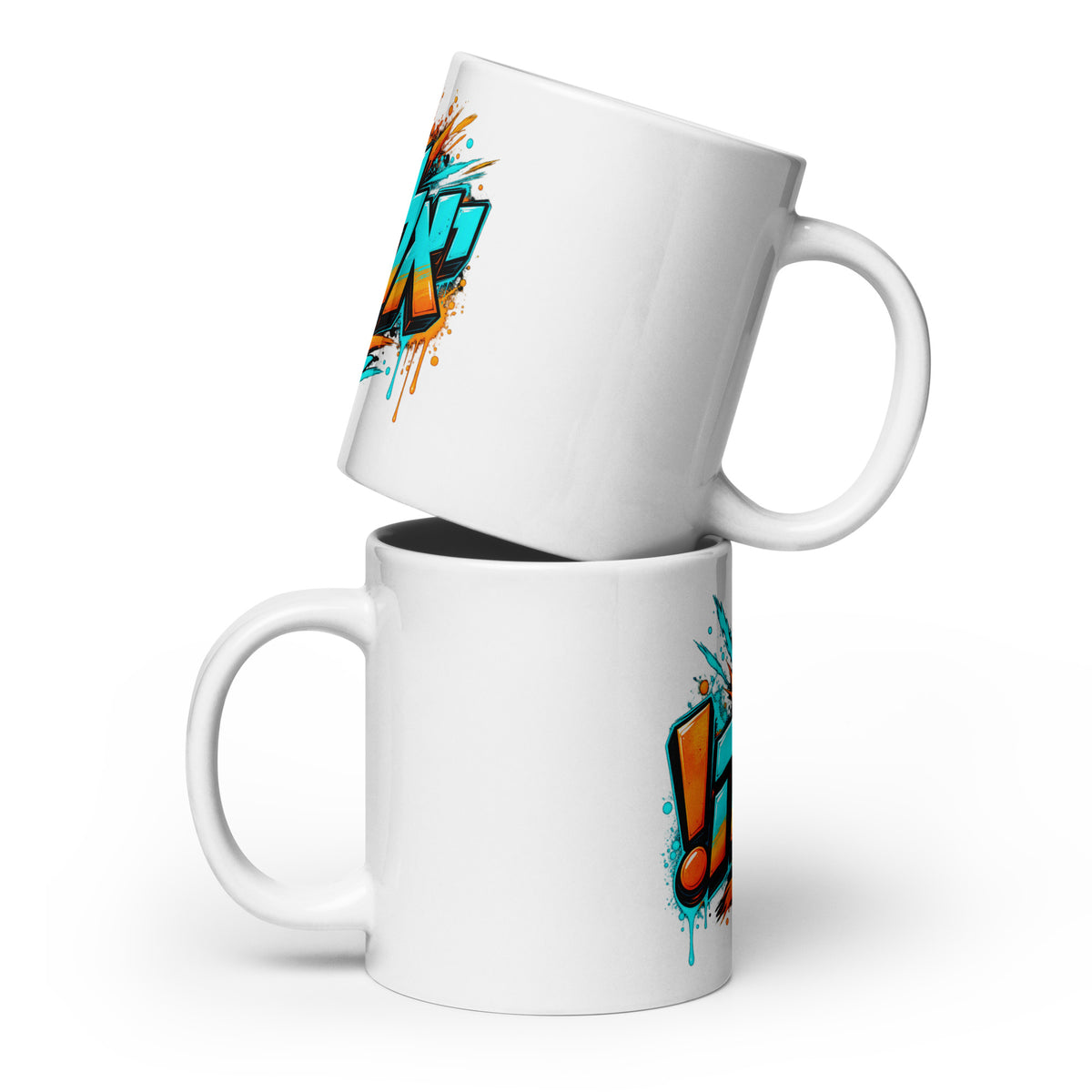 Yalla Hebrew Mug — 20oz White Glossy